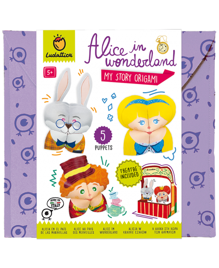 Origami teātra komplekts LUDATTICA Alise brīnumzemē