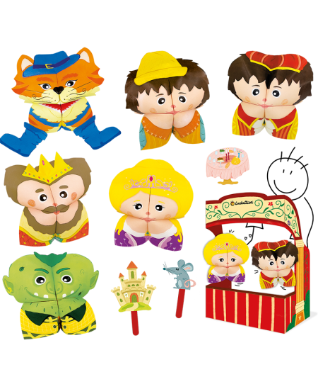 Origami teātra komplekts LUDATTICA Runcis zābakos