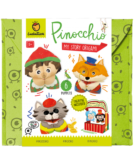 Origami teātra komplekts LUDATTICA Pinokio
