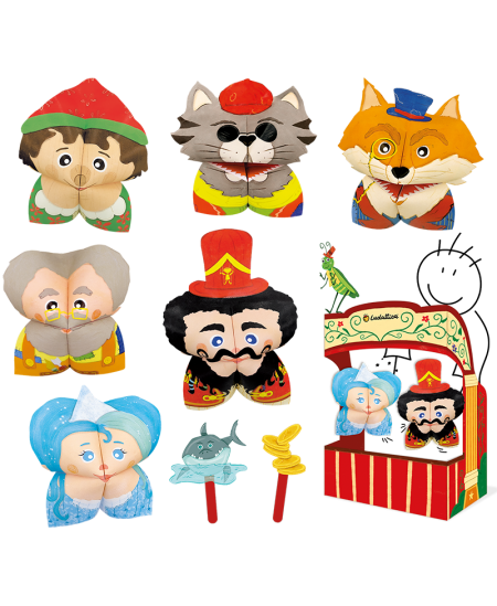 Origami teātra komplekts LUDATTICA Pinokio