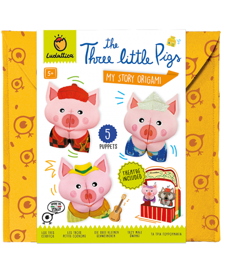 Origami teātra komplekts LUDATTICA Trīs sivēntiņi