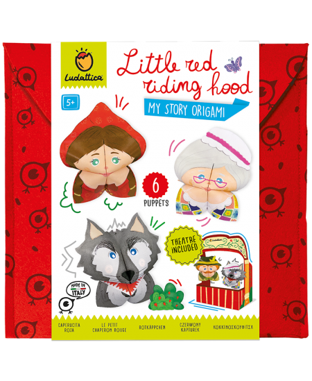 Origami teātra komplekts LUDATTICA Sarkangalvīte