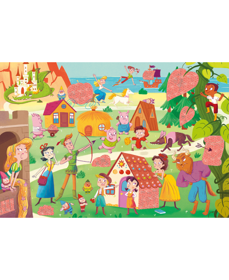 Puzle ar noslēpumu LUDATTICA Fejas sapnis, 24 detaļas