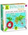 Detektīvpuzle LUDATTICA Dzīvnieku karte, 108 detaļas