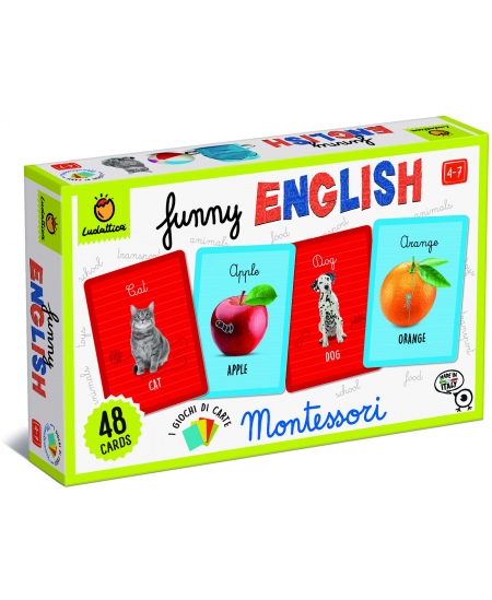 Montessori kāršu spēle LUDATTICA Angļu valoda izklaidei (4+)