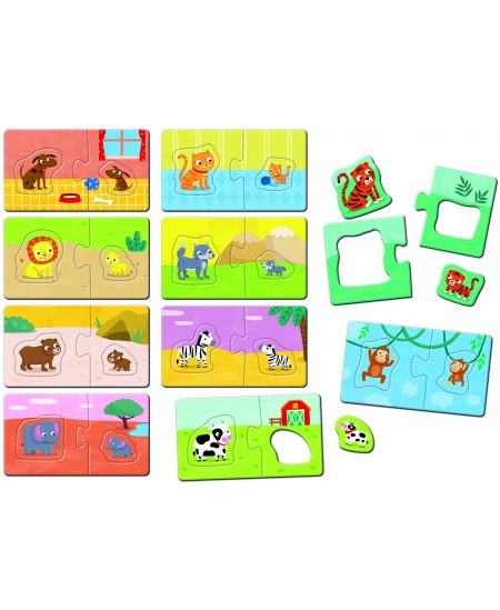 Montesori spēle-loģikas puzle LUDATTICA Vecāki un bērni (3+)