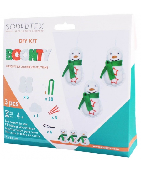 Šūšanas komplekts SODERTEX Sniegavīri, 3 gab.