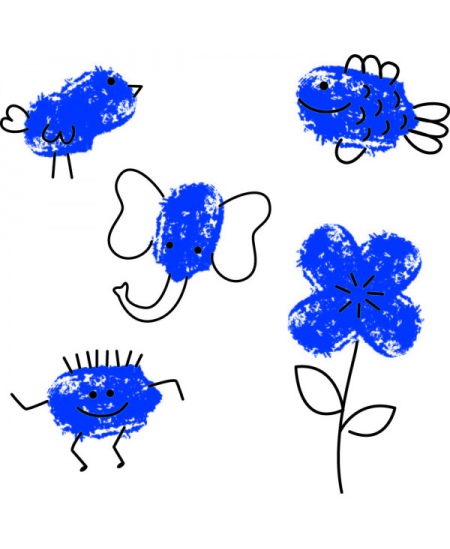 Tinte zīmogiem SODERTEX, zila, 80 ml