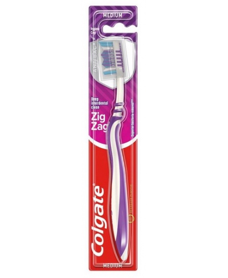 Zobu suka COLGATE Zig Zag Medium, 1 gab.