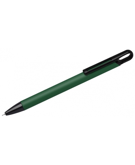 Automātiskā lodīšu pildspalva SOFI, 0,7 mm, zaļš korpuss, zila