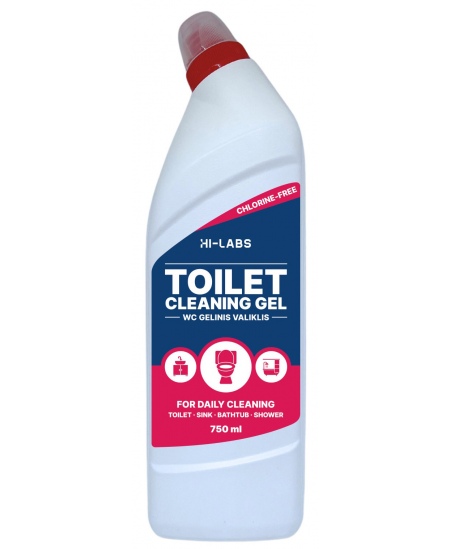 WC tīrīšanas līdzeklis-gels HI-LABS, 750 ml