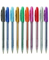 Spīdīgu gēla pildspalvu komplekts LINC GLITTER, 10 krāsas