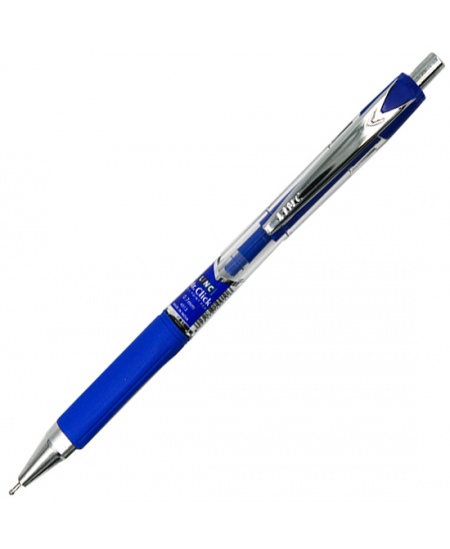 Automātiska gēla pildspalva LINC Mr. Click, 0,7 mm, zila