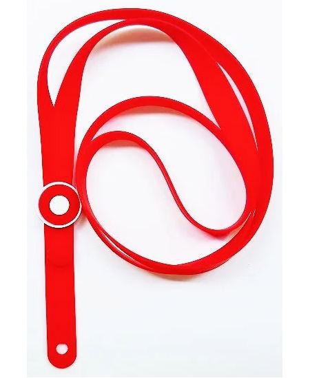 Kakla lente ar klipsi KEJEA, sarkana