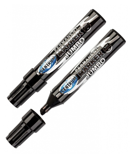 Permanents marķieris CENTRUM Jumbo, 7 mm, melns