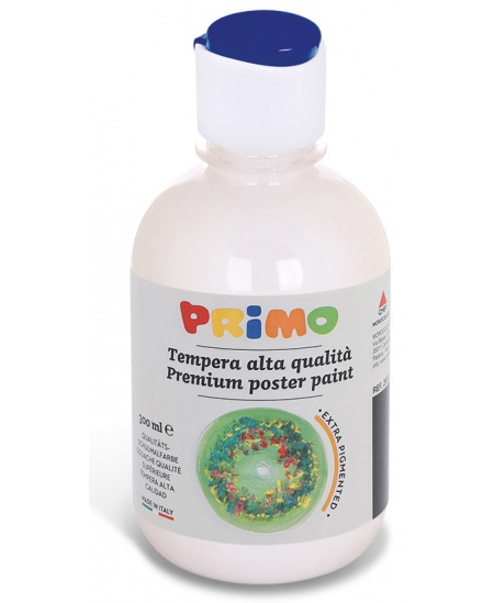 Guaša PRIMO, baltā krāsā, 300 ml