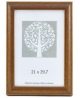 Foto rāmis, koka, 21x30 cm (A4), gaiši brūns