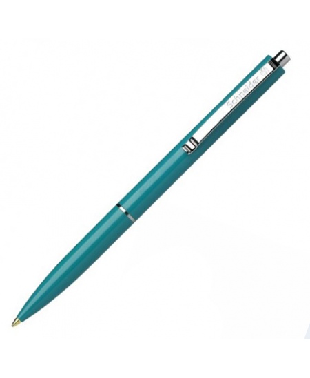 Automātiskā lodīšu pildspalva SCHNEIDER K 15, 0,5 mm, tirkīza korpuss, zaļa