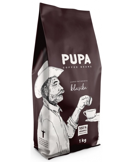 Kafijas pupiņas PUPA, 1 kg