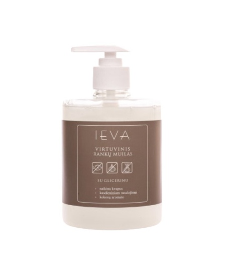 Šķidrās virtuves ziepes IEVA, ar glicerīnu, 500 ml