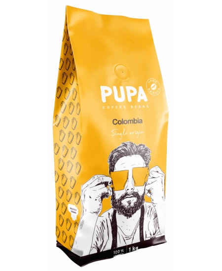 Kafijas pupiņas PUPA, Columbia La Manuela, 1 kg