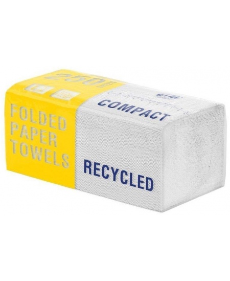 Papīra dvieļi loksnēs GRITE Economy Compact 250 V, 1 iepakojums