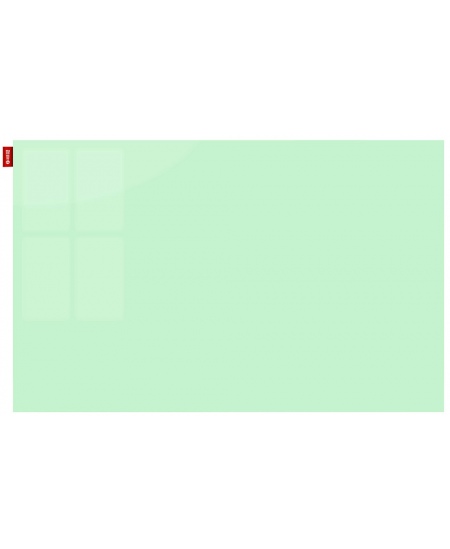 Magnētiskā stikla tāfele MEMOBE, 200x100 cm, balta