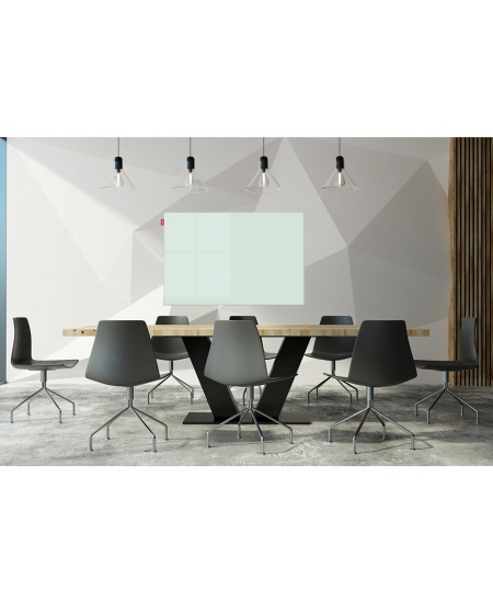 Magnētiskā stikla tāfele MEMOBE, 200x100 cm, balta