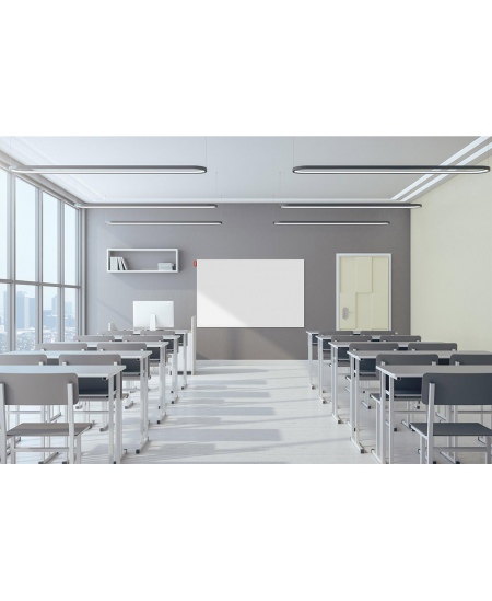 Magnētiskā stikla tāfele MEMOBE, 150x100 cm, balta