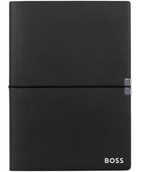 Piezīmju blociņš BOSS ELEGANCE, A5, līniju, melns