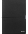 Piezīmju blociņš BOSS ELEGANCE, A5, līniju, melns