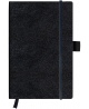 Piezīmju grāmatiņa HERLITZ, A5, kvadrātveida, melna