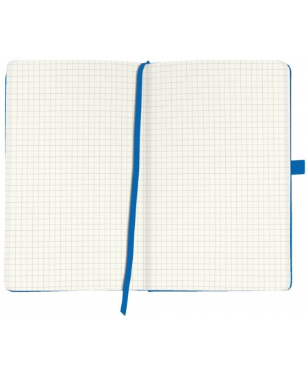 Piezīmju grāmatiņa HERLITZ, A5, kvadrātiņi, zila