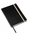 Piezīmju grāmatiņa BOSS ICONIC BLACK, A5, līnijota, melna