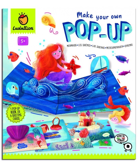 Pirmais POP UP grāmatas radošais komplekts LUDATTICA Nāras