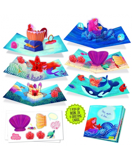 Pirmais POP UP grāmatas radošais komplekts LUDATTICA Nāras