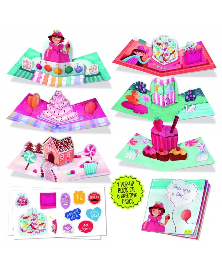 Pirmais POP UP grāmatas radošais komplekts LUDATTICA Saldumi