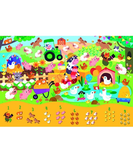 Skaitīšanas puzle 123 LUDATTICA Ferma