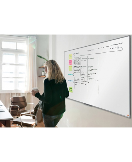 Magnētiskā tāfele NOBO, 90x60 cm, balta