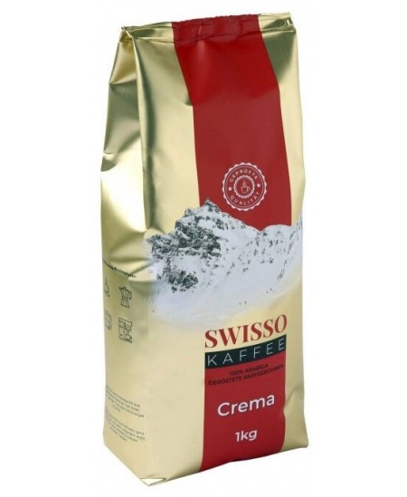 Kafijas pupiņas SWISSO Crema, 1 kg