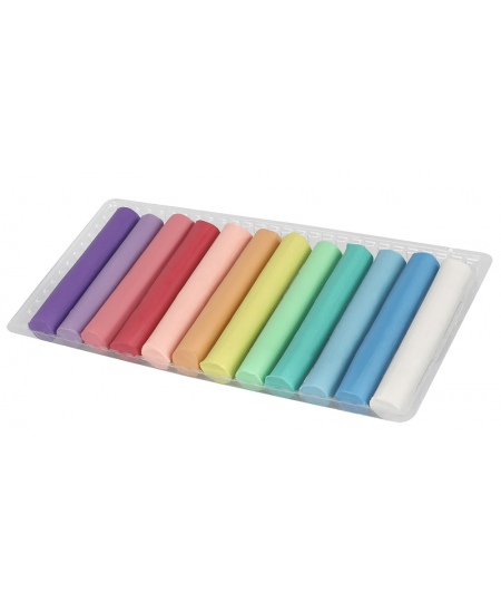 Plastilīns DISNEY Stitch Pastel, apaļš, 12 krāsas