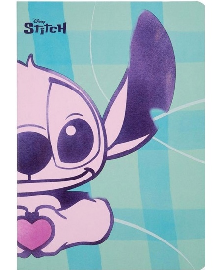 Burtnīca līnijās DISNEY Stitch Pastel Nr. 1, A5, 60 lapas, 70 gsm