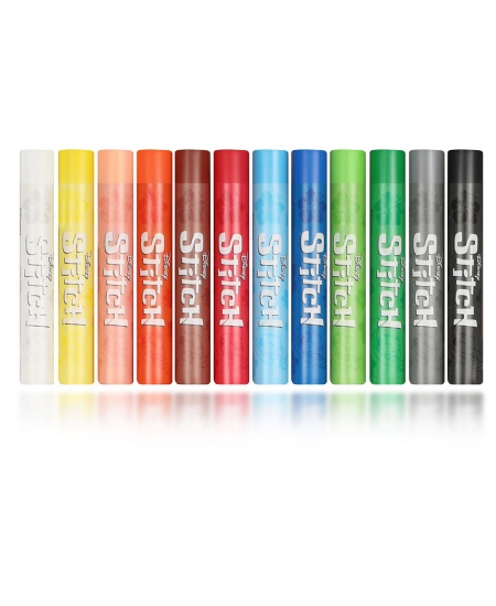 Eļļas pasteļi DISNEY Stitch Blue, 12 gab.