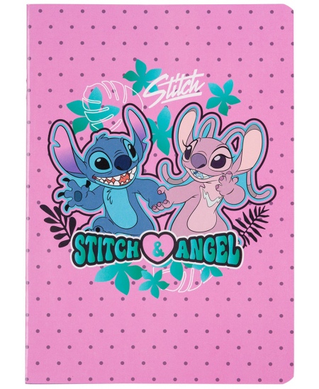 Burtnīca līnijās DISNEY Stitch Blue Nr. 3, A5, 32 lapas, 70 gsm
