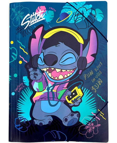Mape ar gumiju DISNEY Stitch Blue, plastmasas, A3