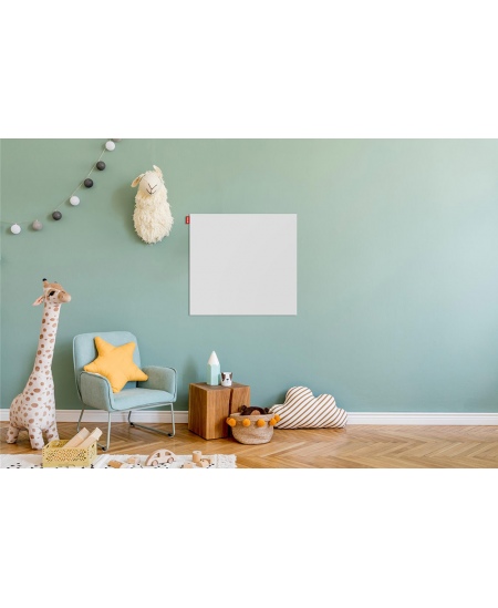 Magnētiskā stikla tāfele MEMOBE, 100x100 cm, balta