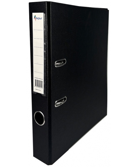 Segtuvas FORPUS, standarta, A4, 50 mm, melns