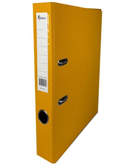 Segtuvas FORPUS, standarta, A4, 50 mm, dzeltens