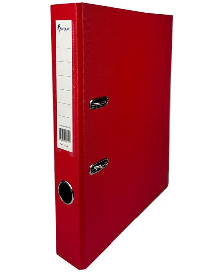 Segtuvas FORPUS, standarta, A4, 70 mm, sarkans