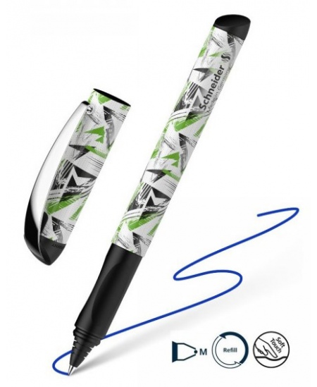 Rakstāmpildspalva INX Sportive, melnbalts korpuss